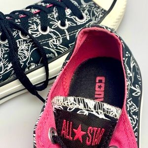 Converse All Star Floral Skull Sneakers